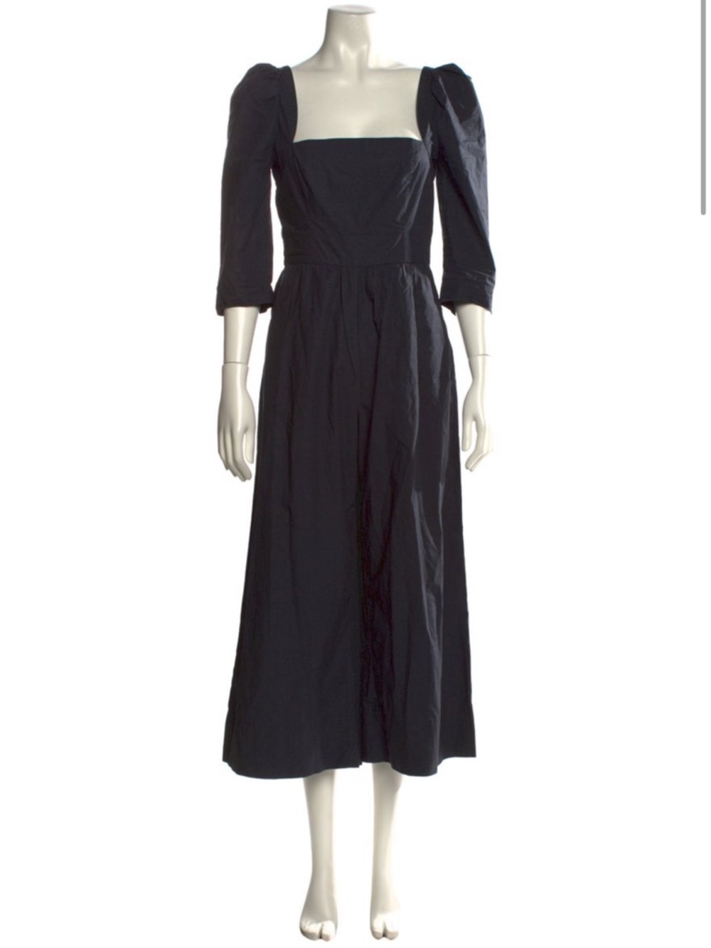 Cara Cara Black Square-Neck Jumpsuit